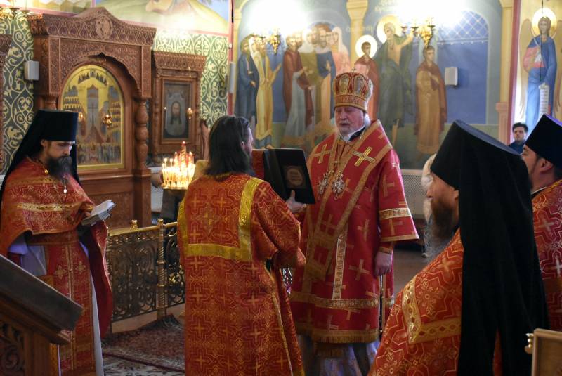 Епископ Илия совершил Литургию в день памяти блгвв. кнн. Бориса и Глеба